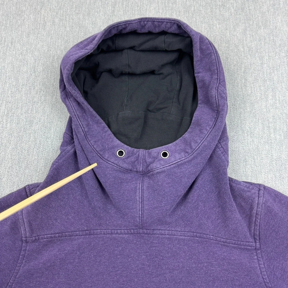 Lululemon Hoodie Womens 4 Purple Scuba Sweater‎ Pullover Fleece Athleisure Yoga